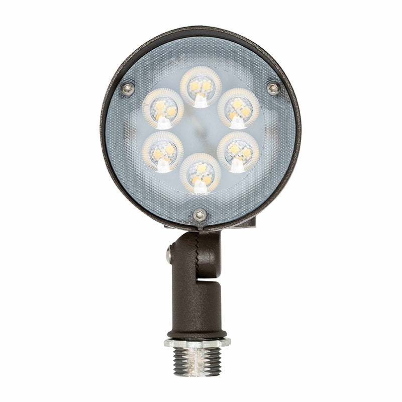 Westgate Mfg Bullet Flood Light, 15W, 3000K, 0-10V Dimmable, 30° Beam, IP65, Bronze, FLD2-15W-30K-D-KN
