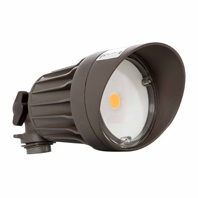 Westgate Mfg Round Flood Head, 10W, 5000K, 120V, Dark Bronze, FLS-10W-50K-BR