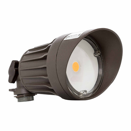 Westgate Mfg Round Flood Head, 10W, 5000K, 120V, Dark Bronze, FLS-10W-50K-BR