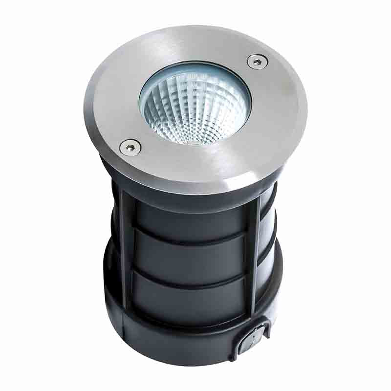 Westgate Mfg In-Ground Light, 7W, 3000K, 12V AC/DC, IP67, Stainless Steel, IGL-7W-30K