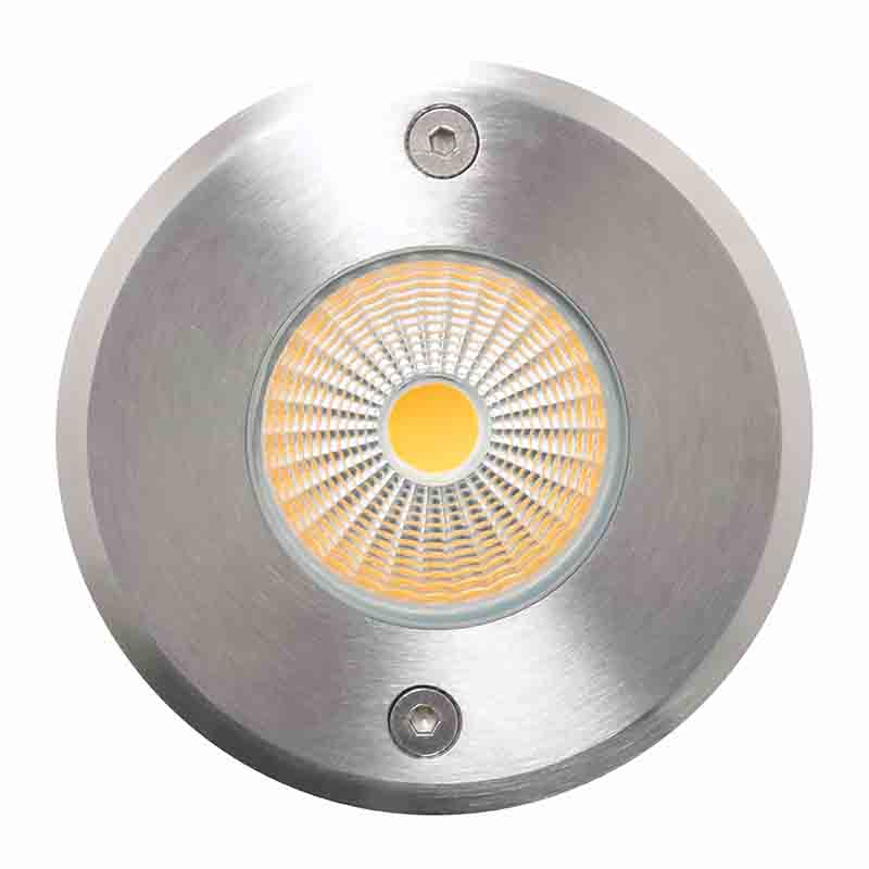 Westgate Lighting  Stainless Steel In-Ground Light, 12V Dc/Ac, 1W Cob,100 Lm, 45°, Ip67, Etl, Pc Sleeve, 3000K  IGL-1W-30K