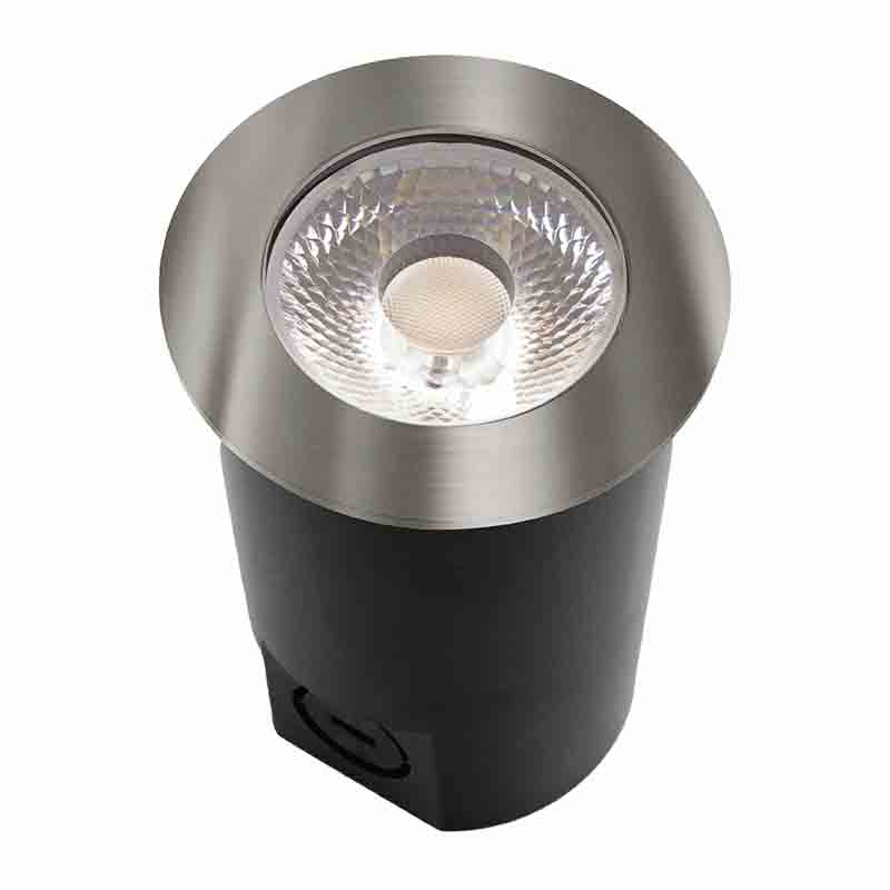 Westgate Lighting  Integrated Led Inground Light 12-24V Ac/Dc 3W 30K - Brushed Nickel  IGLA-3W-30K-BN