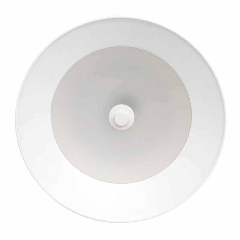 Westgate Mfg Modern Cone Pendant, 25W, CCT Selectable, CRI 90, TRIAC, 12 In., White, LCFC-MCT5-WH