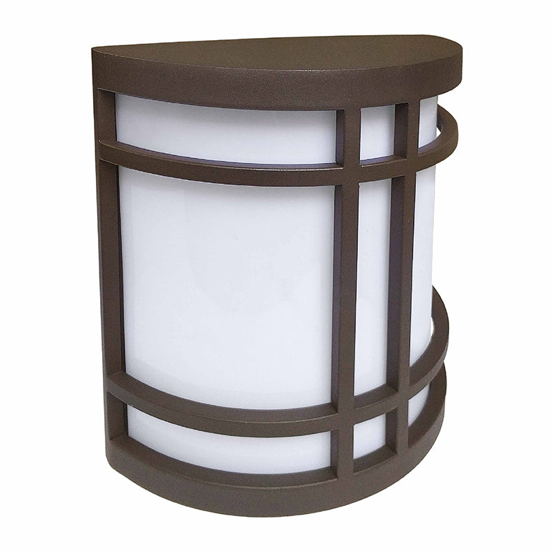 Westgate Mfg Outdoor Decorative Wide Sconce, 12W, CCT Selectable, Oil-Rubbed Bronze, LDSW-MCT5-ORB