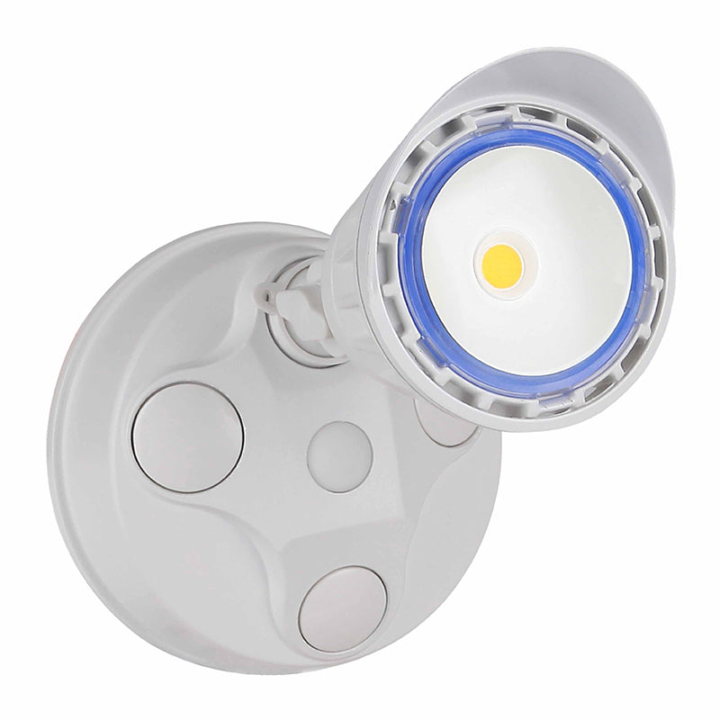 Westgate Mfg LED Flood Light, 10W, 5000K, Dimmable, 120V, White, SL-10W-50K-WH-D