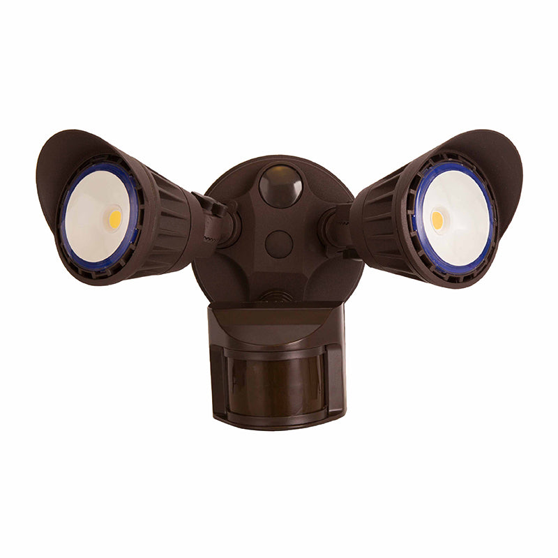 Westgate Mfg LED Security Light, 20W, 5000K, PIR Sensor, 180° Detection, Bronze, SL-20W-50K-BZ-P