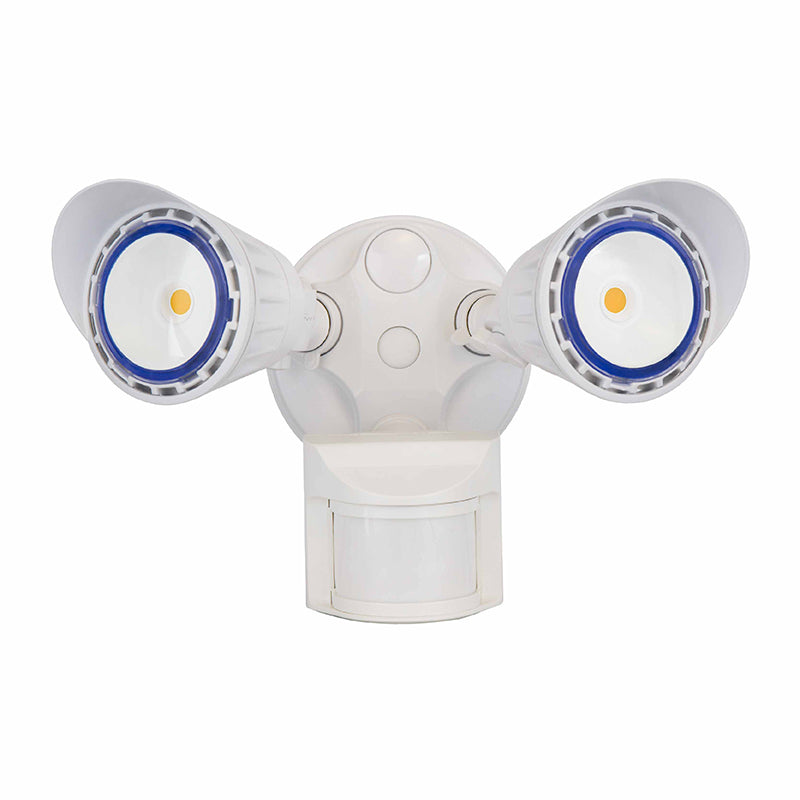 Westgate Mfg LED Security Light, 20W, 3000K, PIR Sensor, 180° Detection, White, SL-20W-30K-WH-P