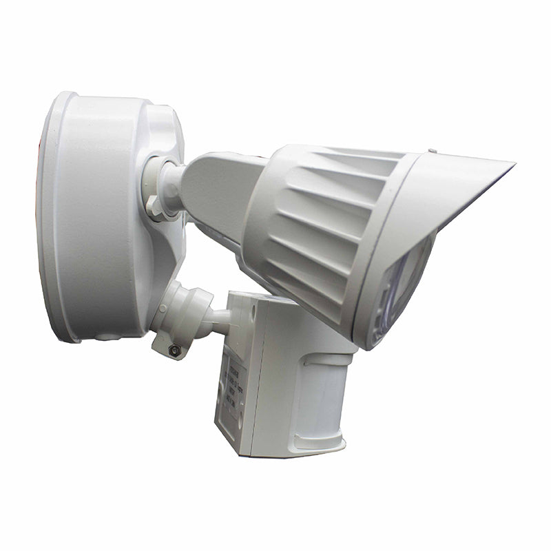 Westgate Mfg LED Security Light, 20W, 3000K, PIR Sensor, 180° Detection, White, SL-20W-30K-WH-P