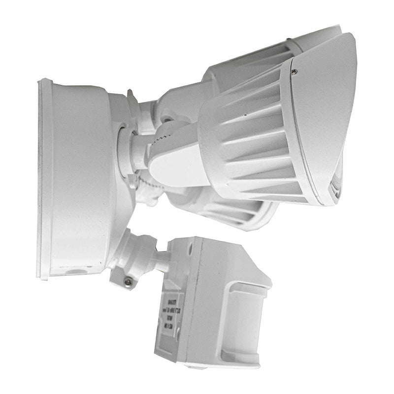 Westgate Mfg LED Security Light, 30W, 5000K, PIR Sensor, 100° Beam, White, SL-30W-50K-WH-P