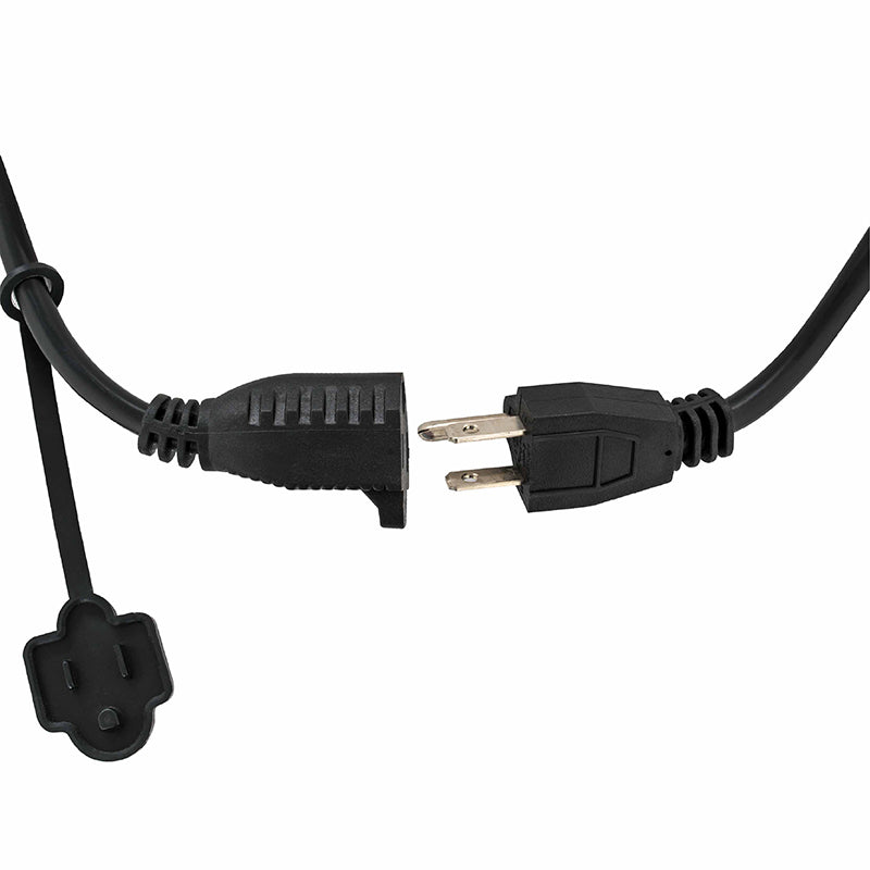 Westgate Mfg String Light, 24 Ft., 12 Sockets, 1W Per Bulb, 2700K, 120V, Black, STG-2412-27K