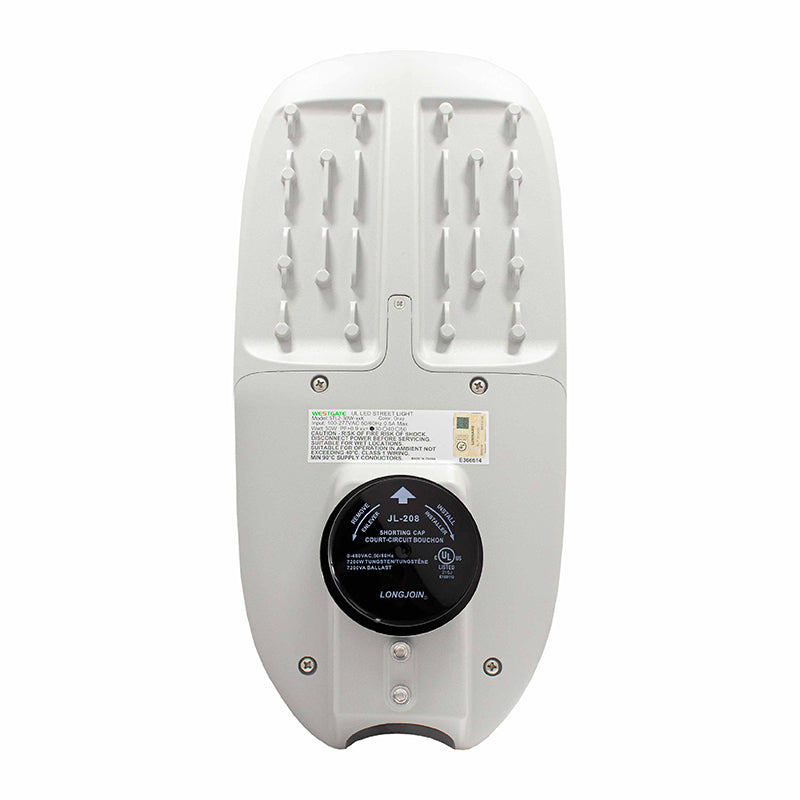 Westgate Mfg STL3 Gen. 3 Street Light, 50W, 5000K, 0-10V Dimmable, 120-277V, Light Grey, STL3-50W-50K