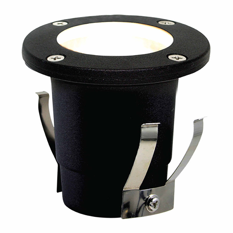 Westgate Mfg Well Light, 5W, 3000K, Cast Aluminum, Black, WL-137-BK