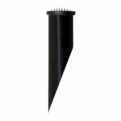 Westgate Mfg Well Light, Aluminum, MR16 12V 50W Max, Black, Louvered Lens, Pvc Sleeve WL-138-BK