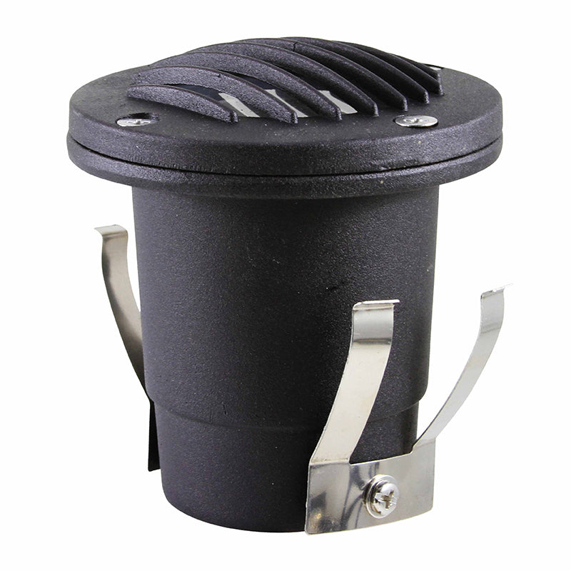 Westgate Lighting  Well Light, Aluminum, Mr16 12V 50W Max, Black, Louvered Lens, Pvc Sleeve  WL-138-BK