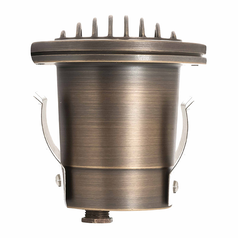 Westgate Mfg Well Light, 5W, 3000K, Solid Brass, Bronze, WL-138-BZ