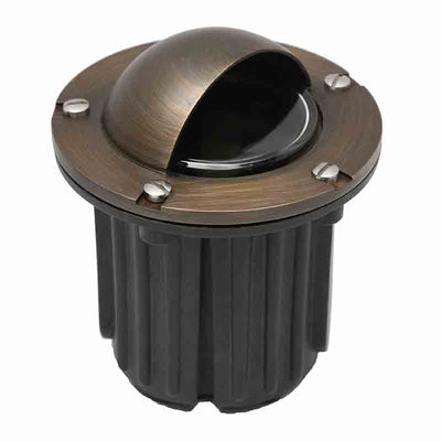 Westgate Mfg Adjustable FG/Brass Path Well Light Antique, 5W LED MR16 400L 3000K WL-707-FGBZ