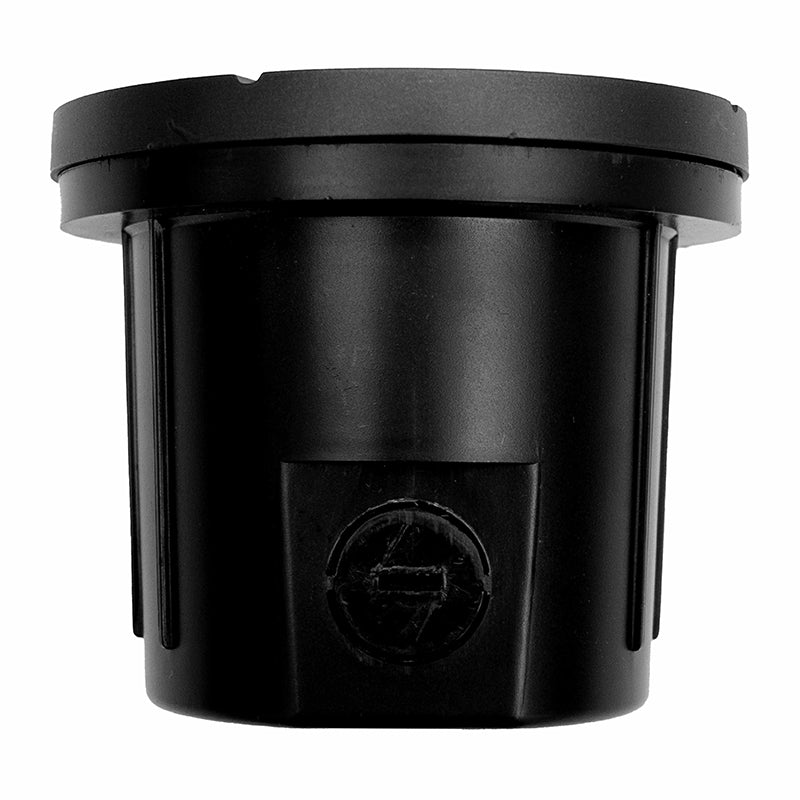 Westgate Mfg LED Well Light Flat, 6W, 3000K, 12V, Black, WLL-105-30K-BK