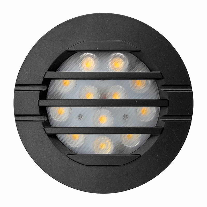 Westgate Lighting  Integrated Led Well Light Louver 12-24V Ac/Dc 6W 30K - Black  WLL-106-30K-BK