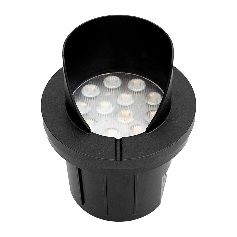 Westgate Lighting  Integrated Led Well Light Shroud 12-24V Ac/Dc 6W 30K - Black  WLL-181-30K-BK