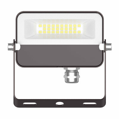 Westgate Mfg Compact Flood Light, 15W, 4000K, 120V, U-Bracket, Bronze, LFE-15W-40K-TR