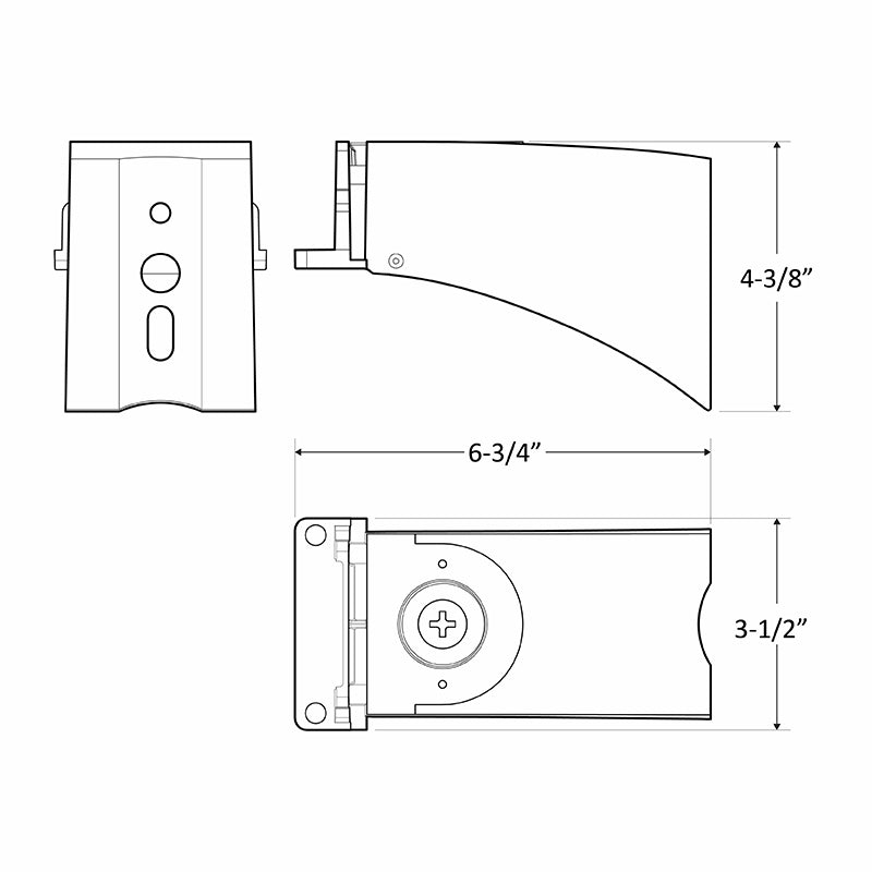Westgate Mfg LFX Straight Arm, Fixed, Bronze, LFX-EXT