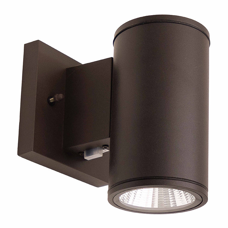 Westgate Mfg WMC2 Wall Cylinder Downlight, 6W, CCT Selectable, TRIAC Dimming, Bronze, WMC2-DL-MCT-BR-DT
