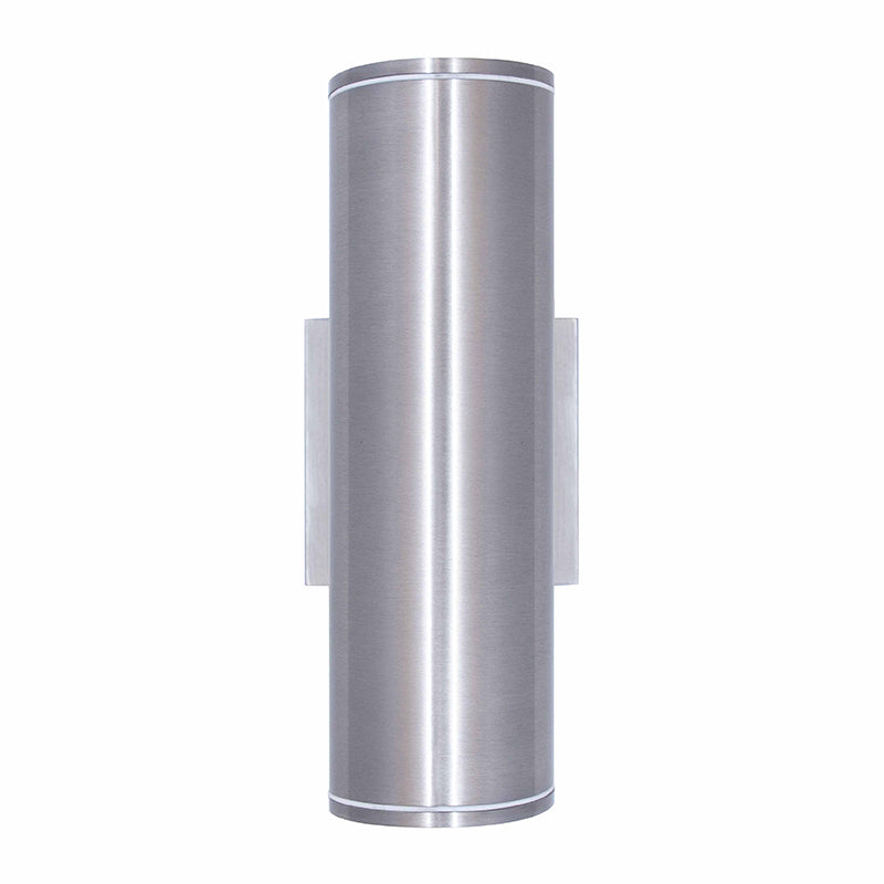 Westgate Mfg WMC3 Wall Cylinder Up/Down, 18W, CCT Selectable, TRIAC Dimming, Brushed Nickel, WMC3-UDL-MCT-BN-DT