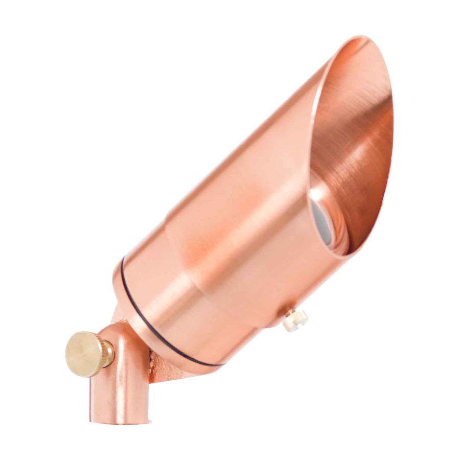 Westgate Mfg Directional Light, 12V/20W, 50W Max, Solid Copper, MR16, Copper, w/ 3FT Cable & N/M Spike LD-176-CR
