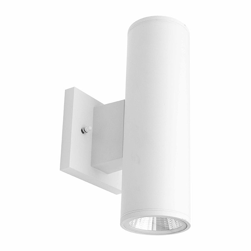Westgate Mfg WMC3 Wall Cylinder, 18W, CCT Selectable, TRIAC Dimming, White, WMC3-UDL-MCT-WH-DT