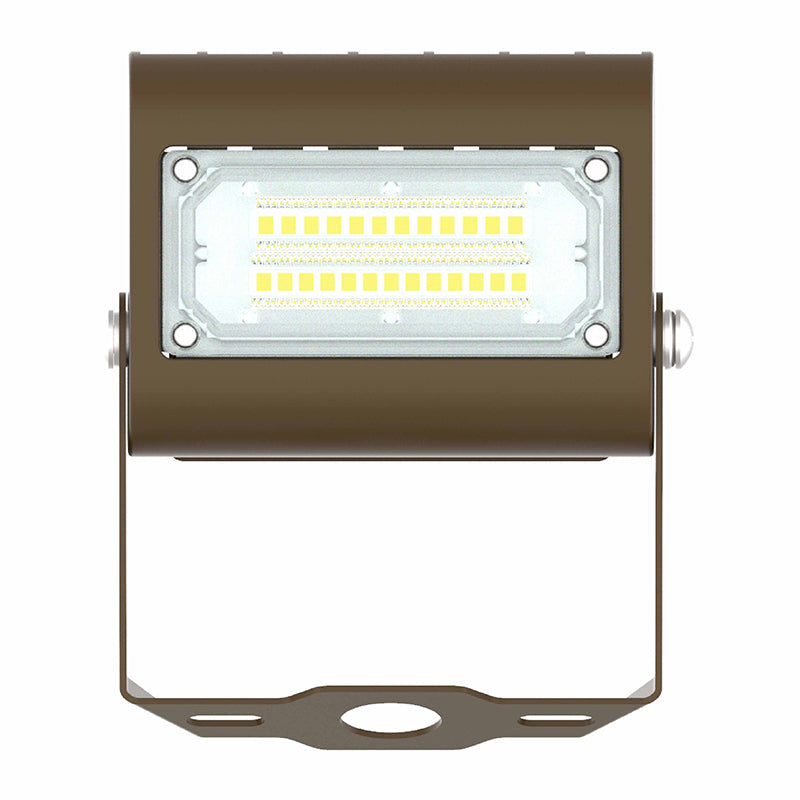 Westgate Mfg LFX-XS Flood/Area Light, 15W, 5000K, 0-10V Dimmable, TYPE III, Bronze, LFX-XS-15W-50K-TR
