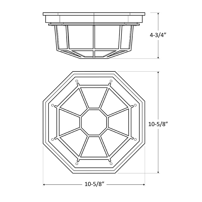 Westgate Mfg LRS-C Residential Lantern, 12W, 3000K, TRIAC Dimmable, Bronze, LRS-C-30K-D