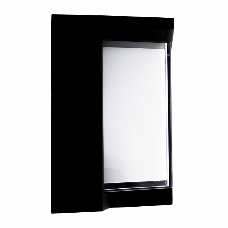 Westgate Mfg LRS Outdoor Wall Light, 12W, CCT Selectable, CRI90, IP44, Black, LRS-H-MCT-C90-BK