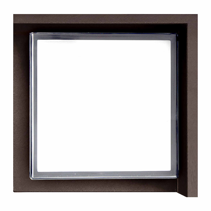 Westgate Mfg LRS Outdoor Wall Light, 12W, CCT Selectable, CRI90, IP44, Marine-Grade Bronze, LRS-H-MCT-C90-MGBR