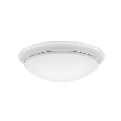 Westgate Mfg FMD 13 In. LED Dome Flush Mount, 24W, CCT Selectable, TRIAC Dimmable, White, FMD-13-MCT5-WH