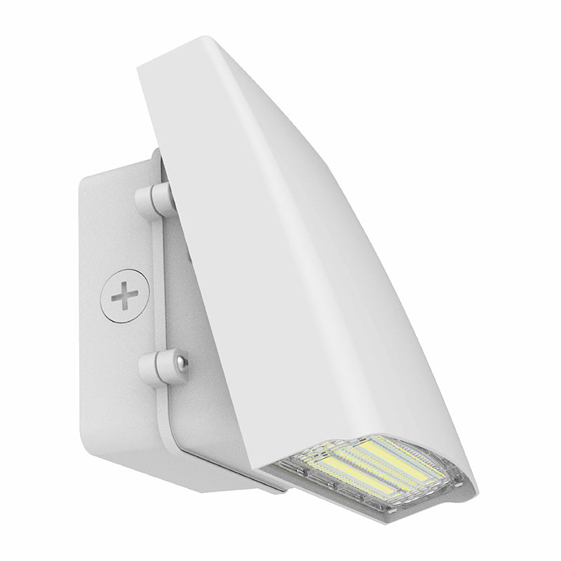 Westgate Mfg LWAX Mini Adjustable Cutoff Wall Pack, 12W, 3000K, 0-10V Dimmable, White, LWAX-SM-12W-30K-WH