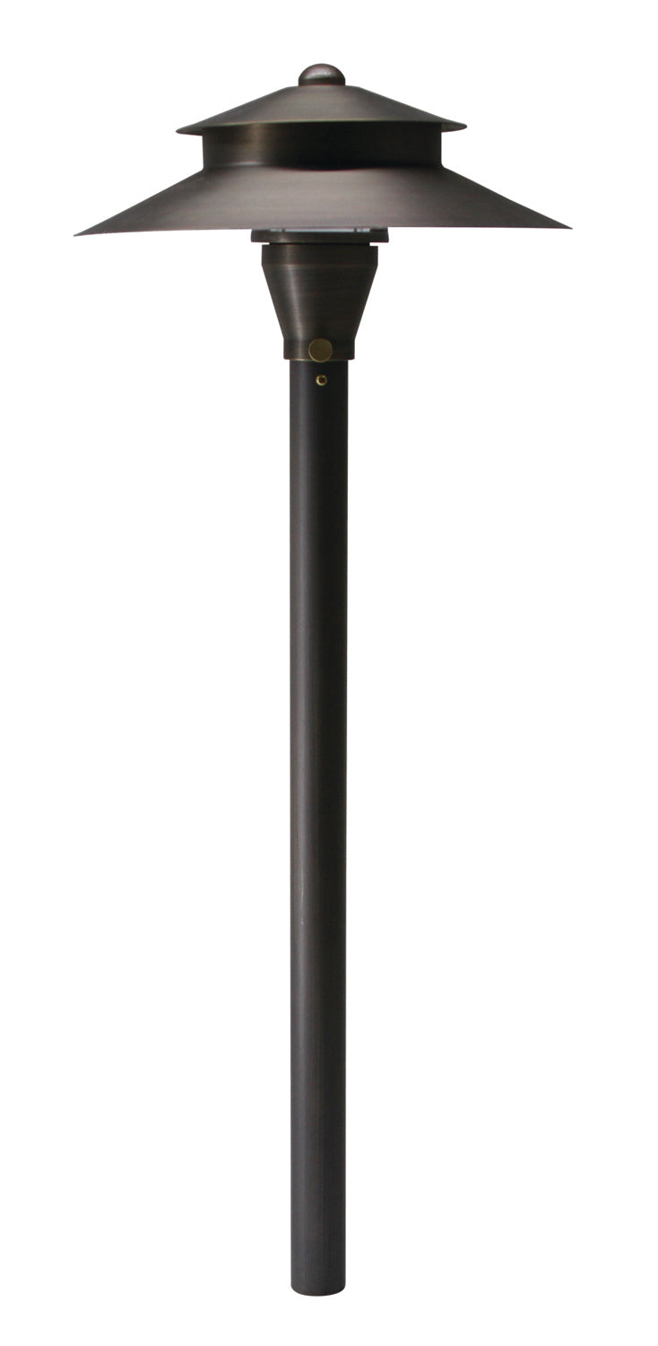 Westgate Mfg Area Light, 3W, 3000K, 12V AC/DC, IP67, 3 ft Cable, Antique Bronze, LA-111-BZ