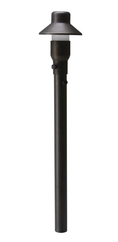 Westgate Mfg Area Light, 12V/20W Solid Brass, Gu5.3 MR16, Antique Bronze, w/ 3FT Cable & N/M Spike LA-008-BZ