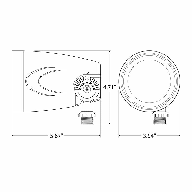 Westgate Mfg LFLV Landscape Uplight, 12W, 5000K, 12V AC/DC, IP67, Bronze, LFLV-12W-50K