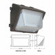 Westgate Lighting  Non-Cutoff Wall Pack  WMX-SM-15-30W-40K