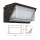 Westgate Lighting  Non-Cutoff Wall Pack  WMXPRO-LG-50-120W-MCTP