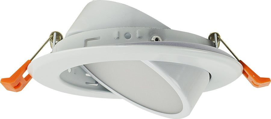 Westgate Mfg 6 In. Round Adjustable Slim Recessed Light, 12W, CCT Selectable, Dimmable, White, RSL6-ADJ-MCT5