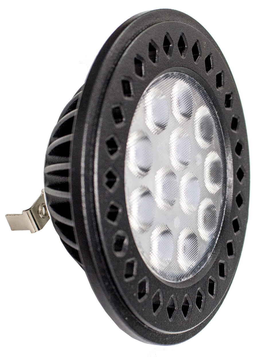 Westgate Mfg PAR36, 12W, 3000K, CRI90, 36°, Damp Location, Black, PAR36-12W-30K
