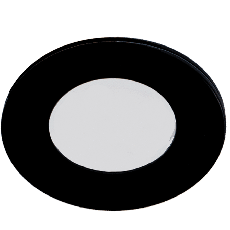 Westgate PL12 3" LED Slim Puck Light - 2W - 3000K - 120 Lumens - 12V - Black, PL12-30K-BK