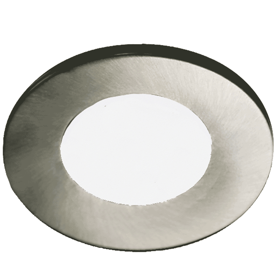 Westgate PL12 3" LED Slim Puck Light - 2W - 5000K - 120 Lumens - 12V - Brushed Nickel, PL12-50K-BN