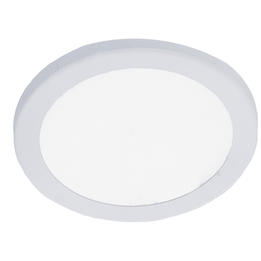 Westgate Mfg Large Round Slim Puck Light, 3.5W, 4000K, 12V, TRIAC, White, PL12R-40K-WH