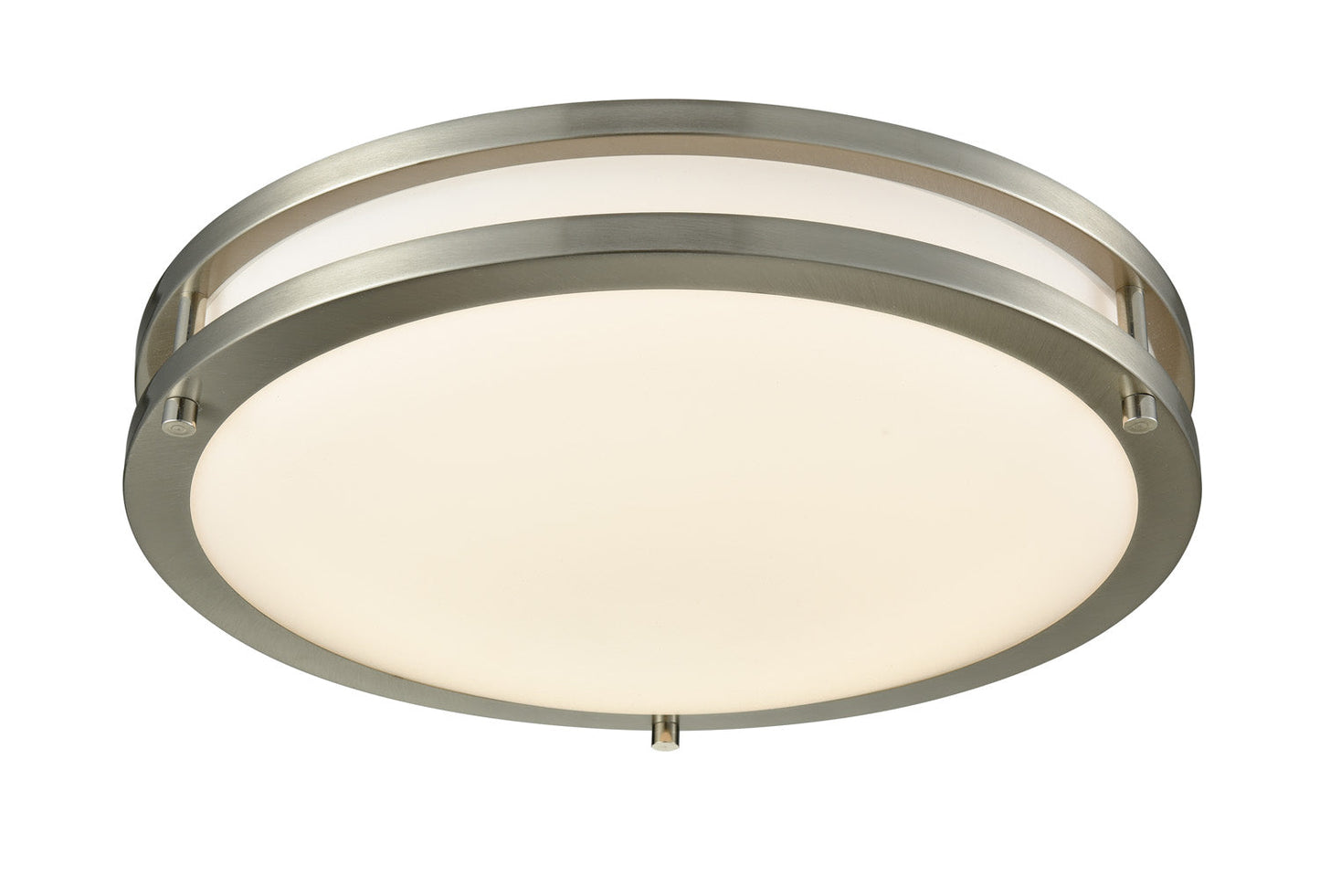 Westgate Lighting  12In Led Double Ring Flush Mount 16W 1200Lm 5Cct 27/30/35/40/50K 120V R80 Dim Es, Etl, Fcc, Bn  FDL-12-MCT5