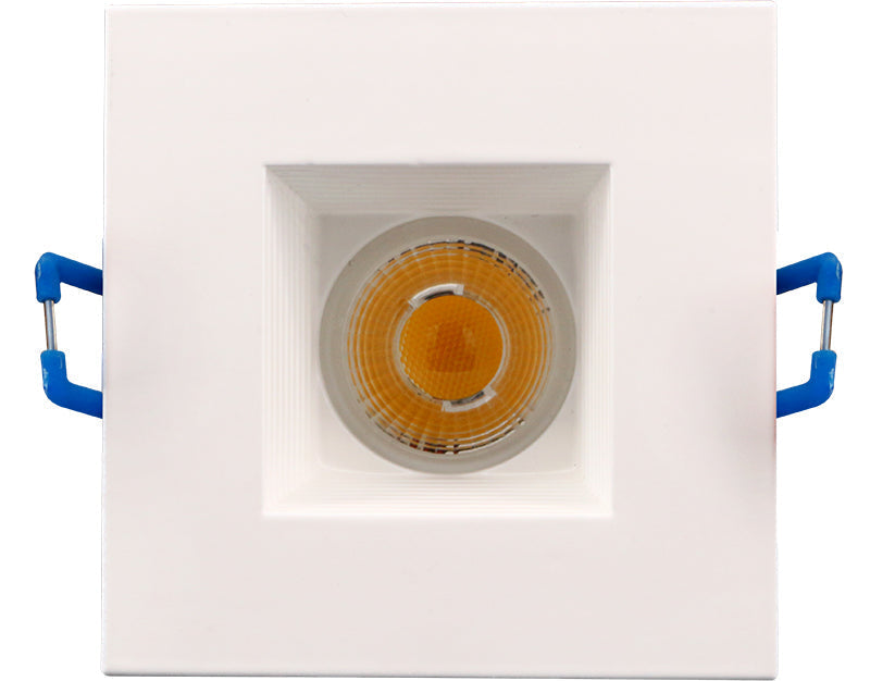 Westgate Mfg SDL2S 2 In. Square Recessed Baffle, 8W, 5000K, CRI90, TRIAC Dimmable, White, SDL2S-BF-50K-WH