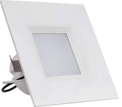 Westgate Mfg SDL4 Square Downlight, 10W, 2700K, CRI90, Dimmable, 4 In., White, SDL4-BF-27K