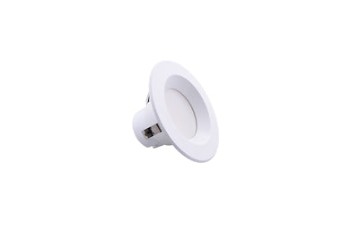 Westgate Mfg 4 In. Smooth Composite Recessed Downlight, 10W, 800 lm, CCT Selectable, CRI90, TRIAC Dimmable, White, RDPS4-MCT5