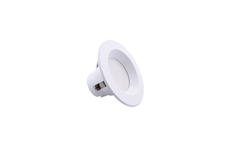 Westgate Mfg 4 In. Smooth Composite Recessed Downlight, 10W, 800 lm, CCT Selectable, CRI90, TRIAC Dimmable, White, RDPS4-MCT5